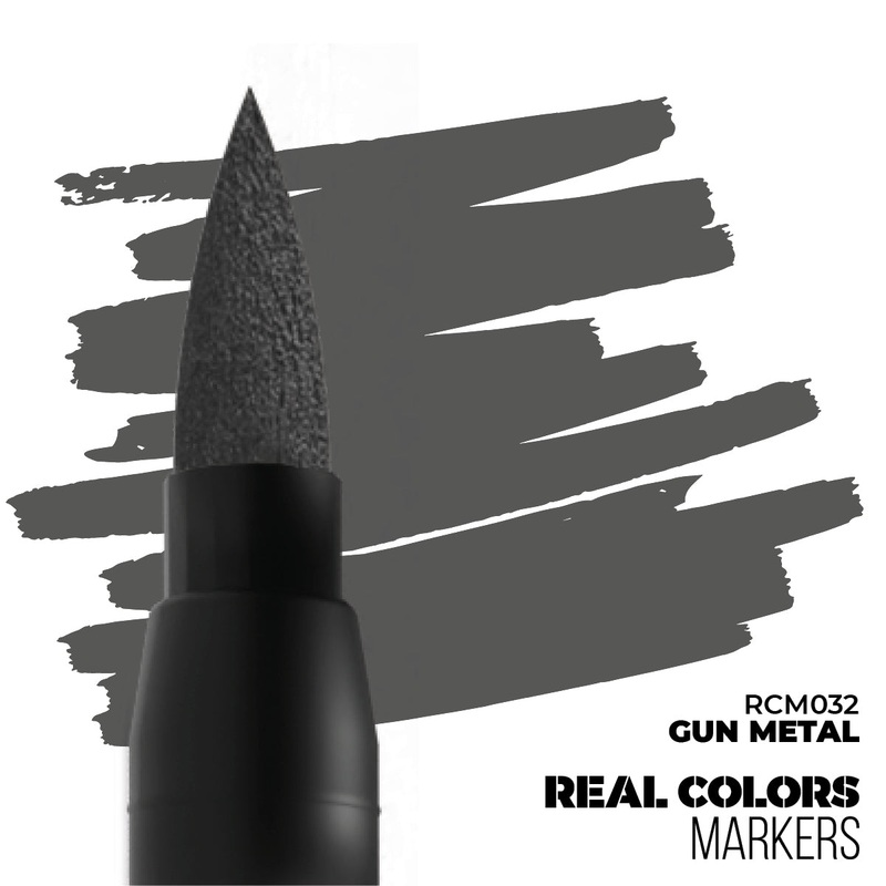 AK Interactive RCM032 Real Colors Markers Gun Metal
