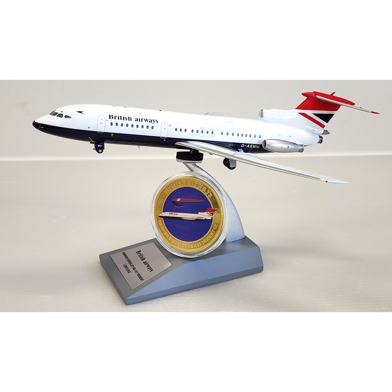 ARDBA52 | ARD Models 1:200 | HS.121 Trident 1E British Airways Negus scheme G-ASWU (with stand)