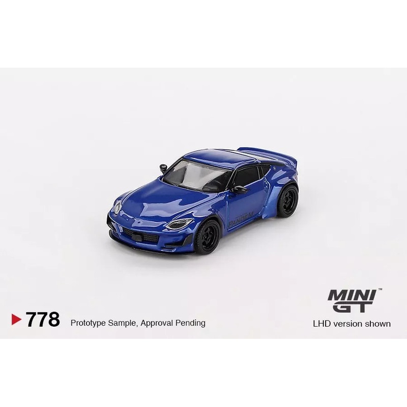 MINI GT 1/64 SCALE NISSAN Z PANDEM (SEIRAN BLUE) NO:778