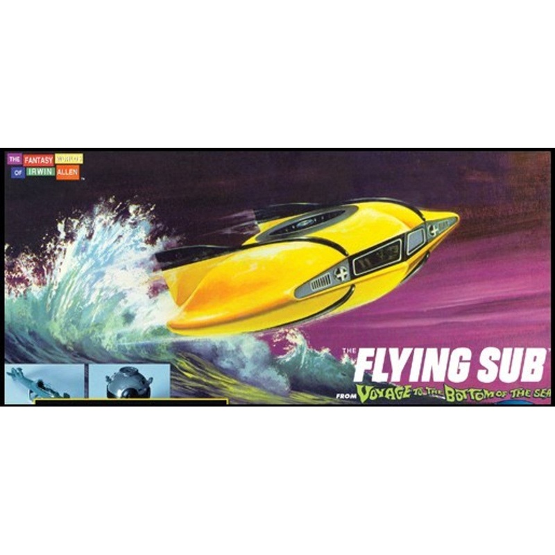 Moebius 101 Voyage to the Bottom of the Sea Flying Sub & Diving Bell Scale Kits