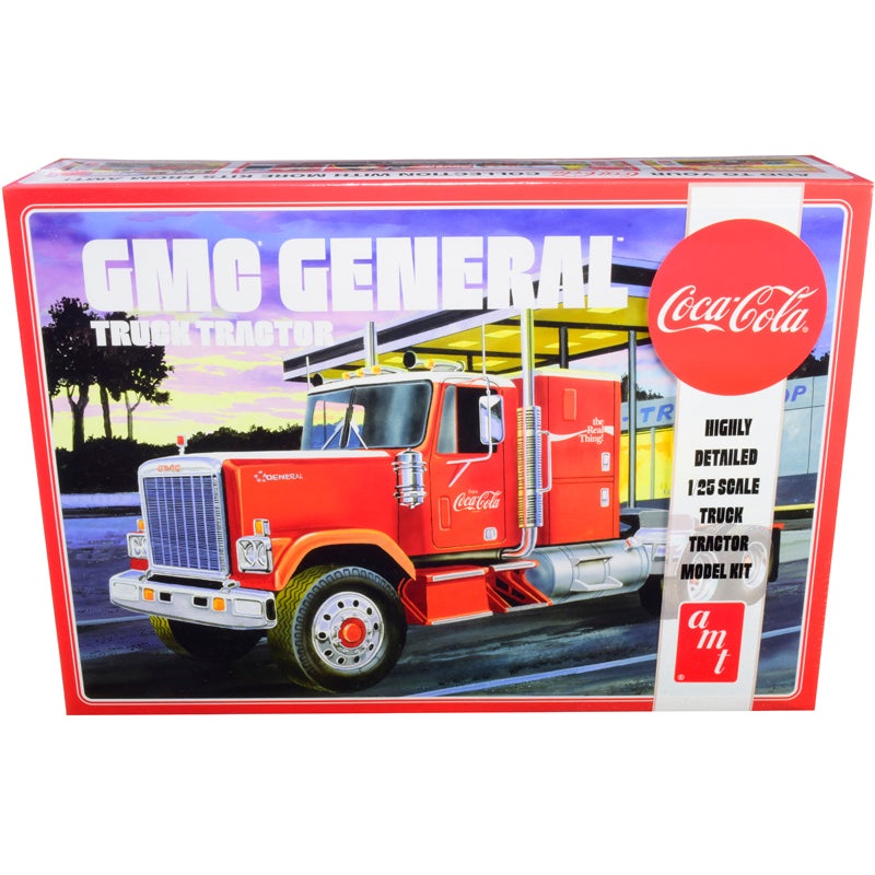 Skill 3 Model Kit GMC General Truck Tractor “Coca-Cola” 1/25 Scale Model by AMT