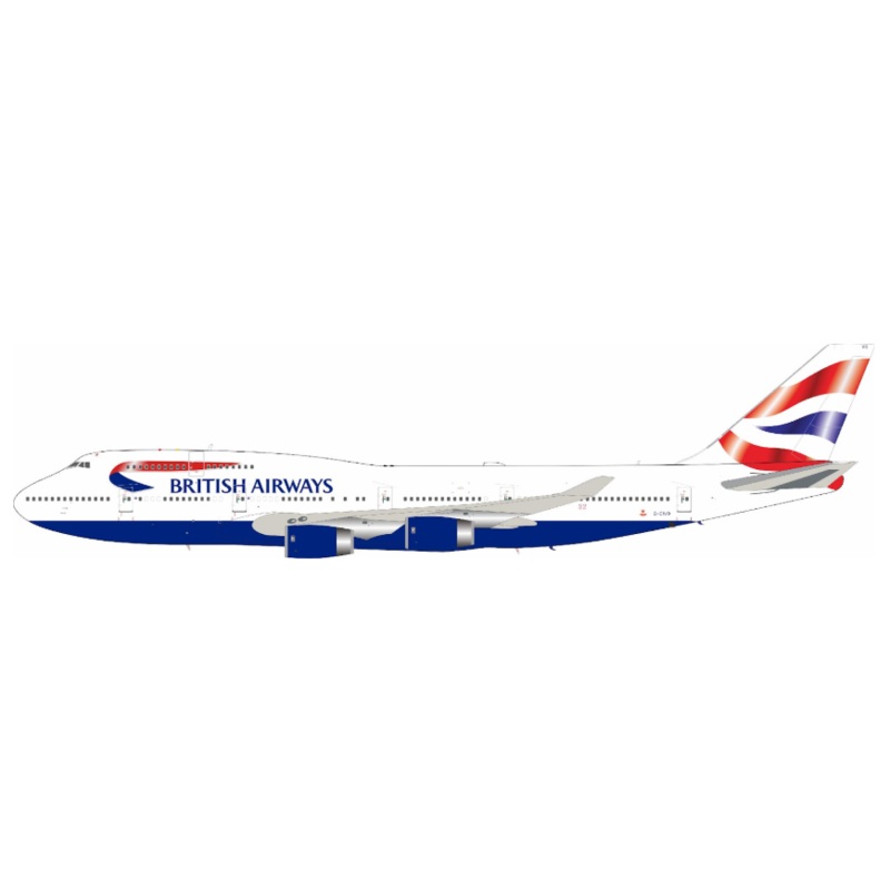 B-744-CIVO | Blue Box 1:200 |  Boeing 747-436 British Airways G-CIVO