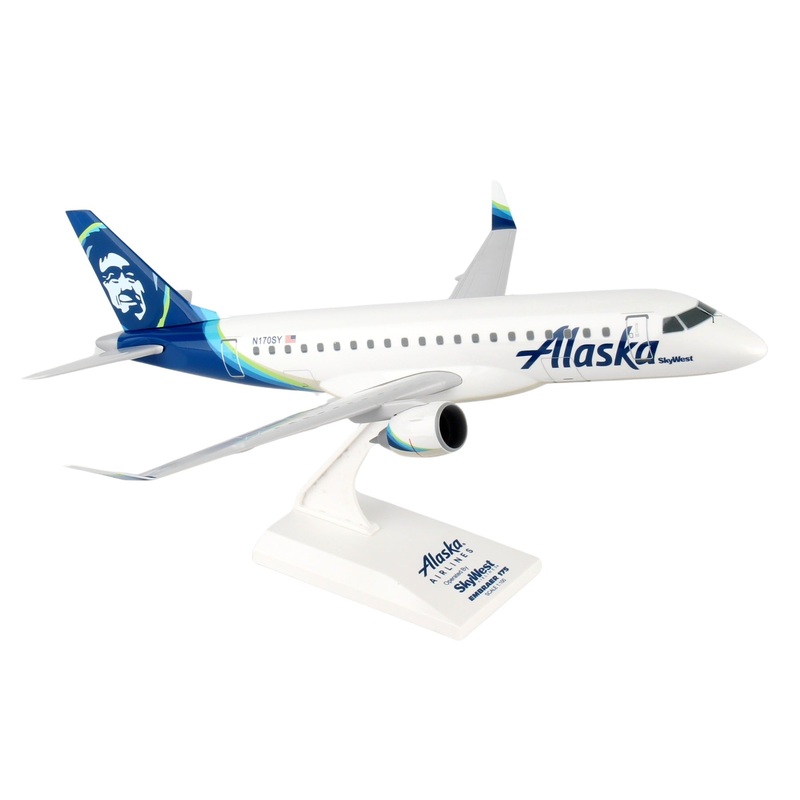 SKYMARKS ALASKA E175 1/100 SKYWEST NEW LIVERY REG N170SY **