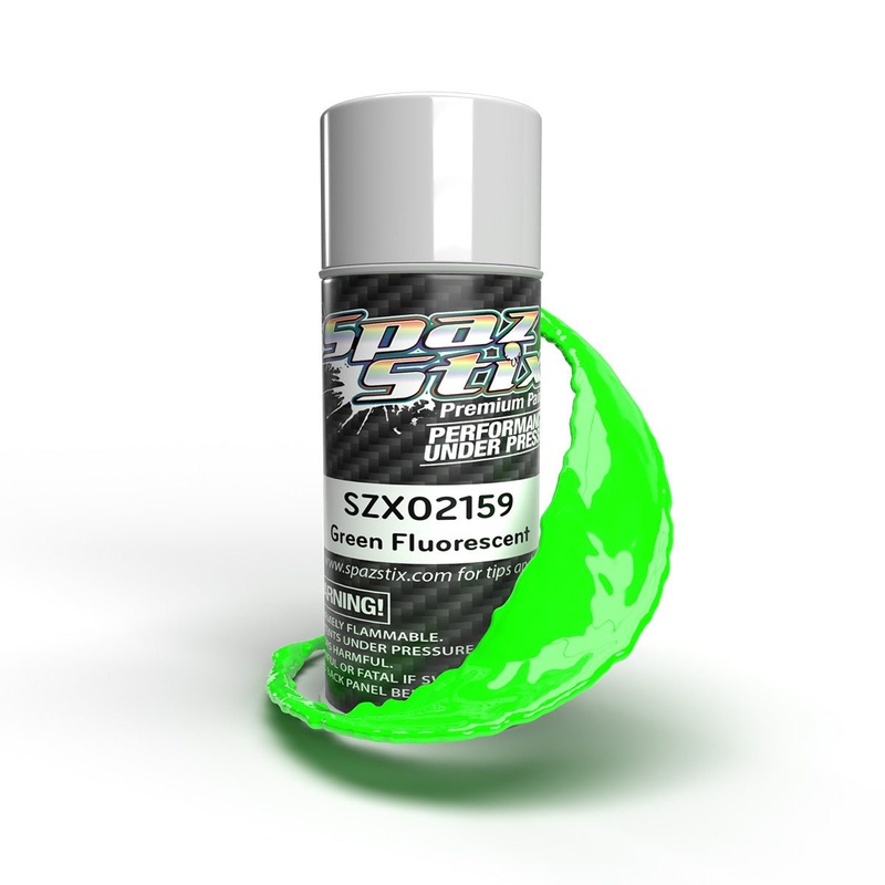 Spaz Stix – Green Fluorescent Aerosol Paint, 3.5oz Can
