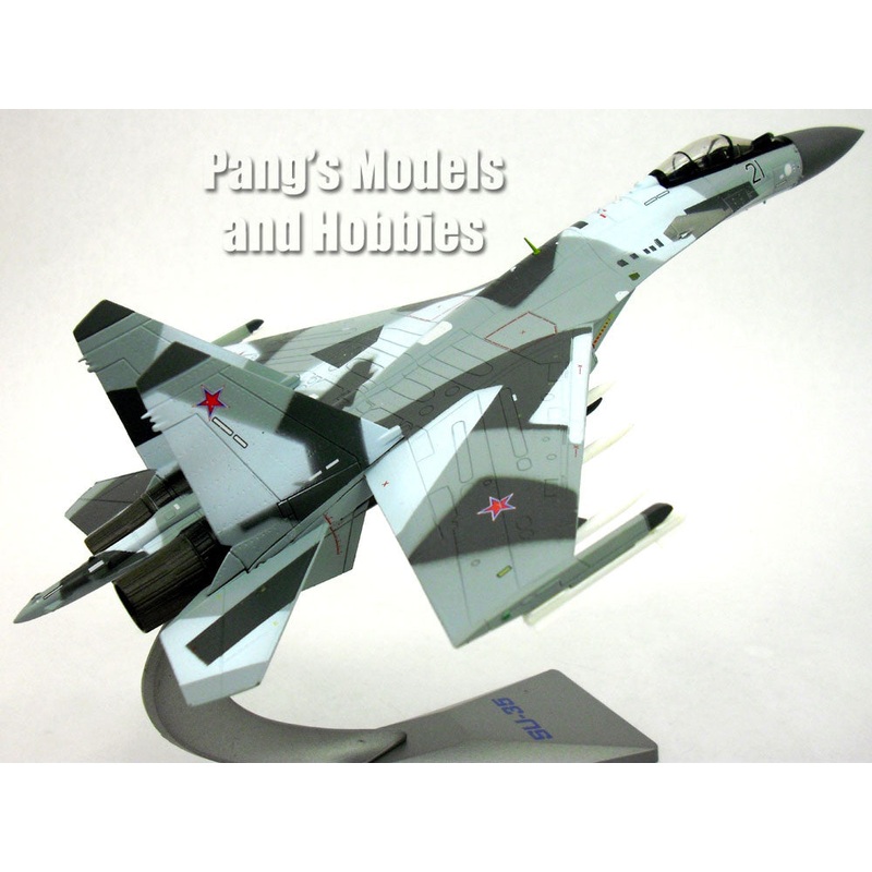 Sukhoi Su-35 (Su-27) Super Flanker – Blue Camo – 1/72 Scale Diecast Metal Model by Air Force 1
