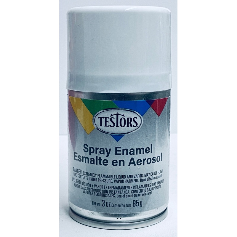 Testors 1245T Spray Enamel Gloss White 3 oz