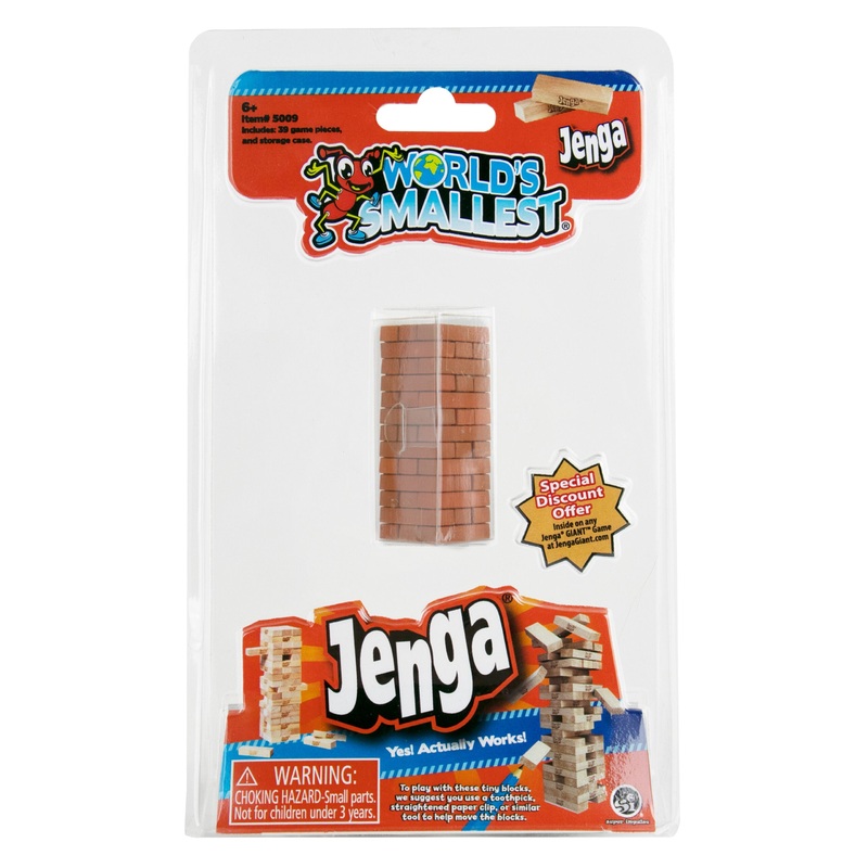 World’s Smallest – Jenga | 5009 | Super Impulse