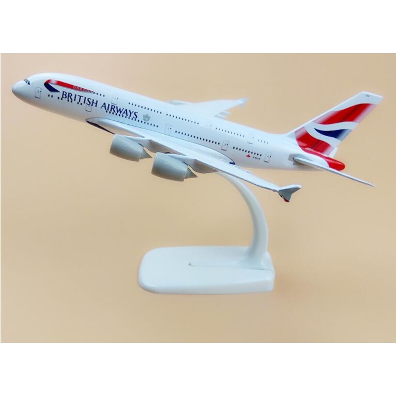 Airplane Diecast Metal British Airways A380 20Cm