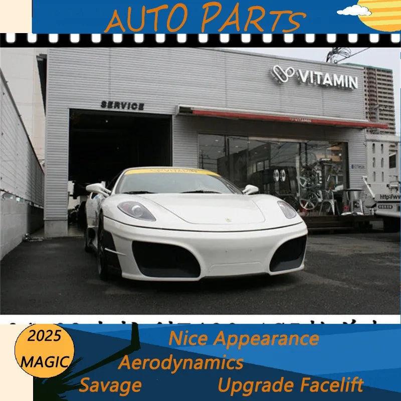 Suitable for Ferrari F430 Modification, Large Front Bumper Resin Fiber 1