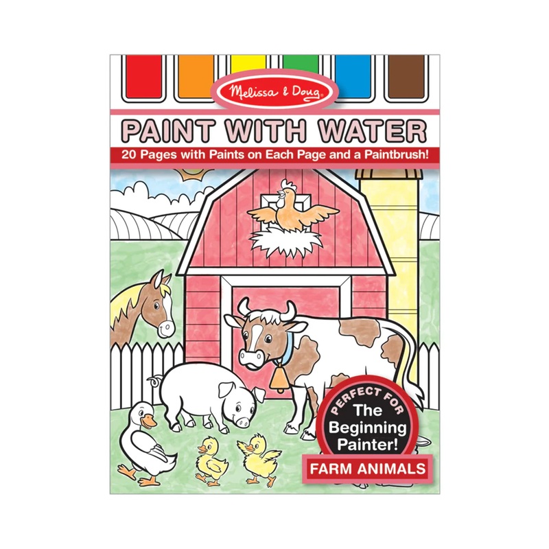Farm Animals Paint with Water Kids’ Art Pad 4165