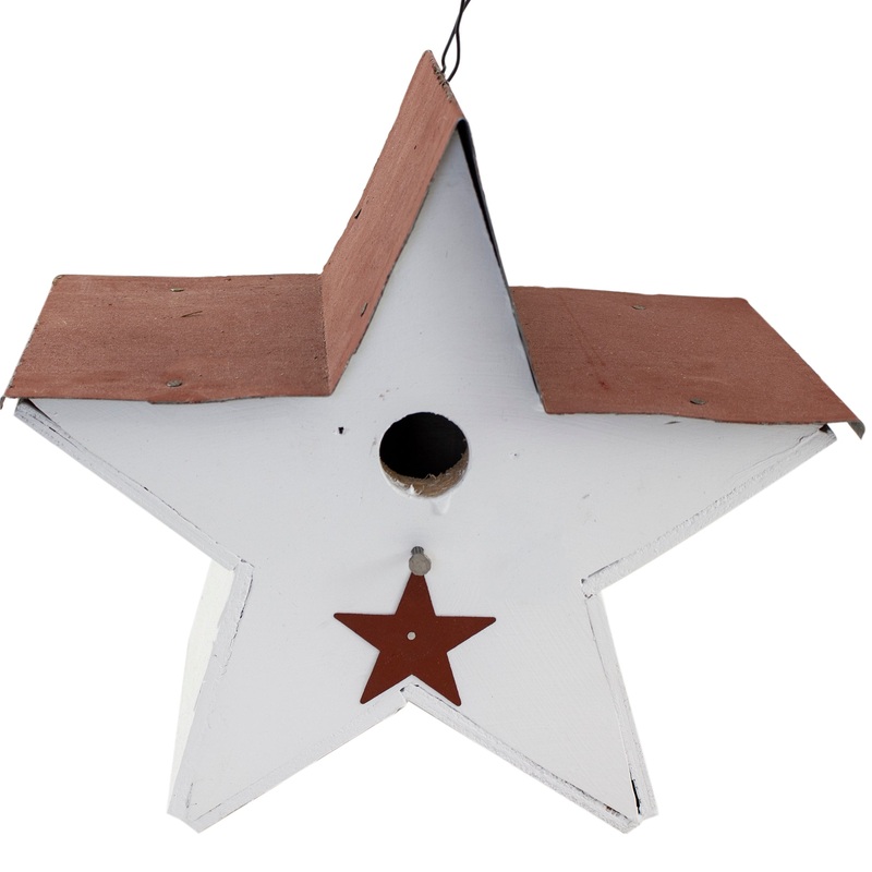 Rustic Star Birdhouse