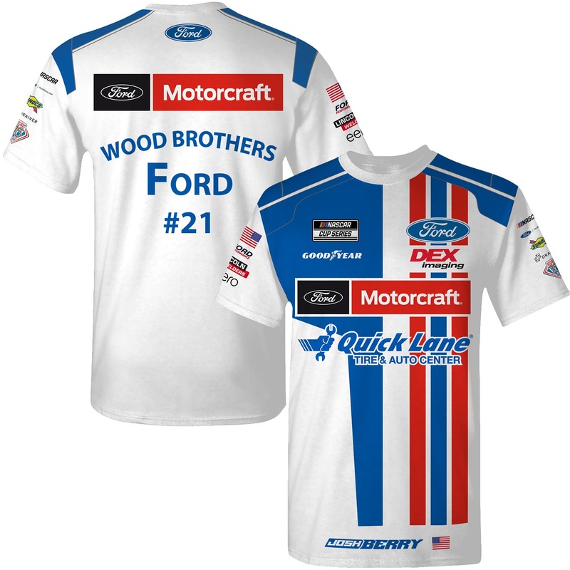 Josh Berry 2025 Motorcraft Sublimated Uniform Pit Crew T-Shirt L