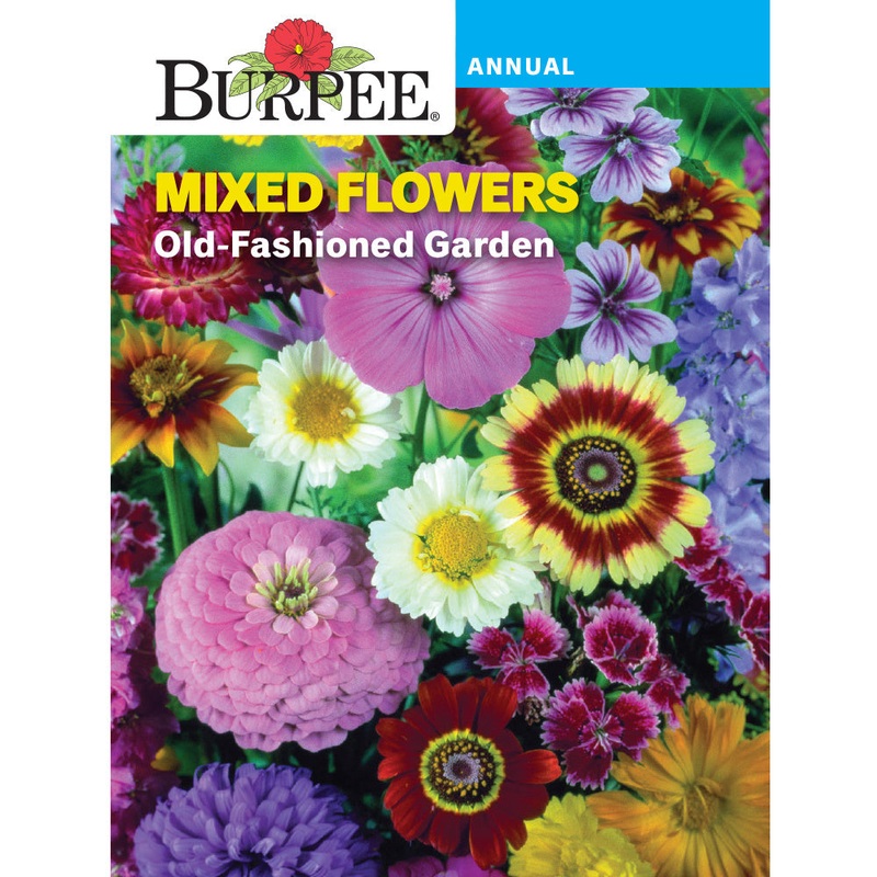 Old-Fashioned Garden Mix Flowers Seed Pack 39548