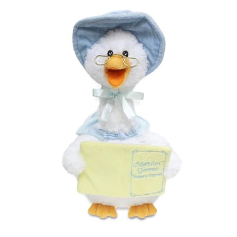 Plush Mechanical Mother Goose CB4286 Blue