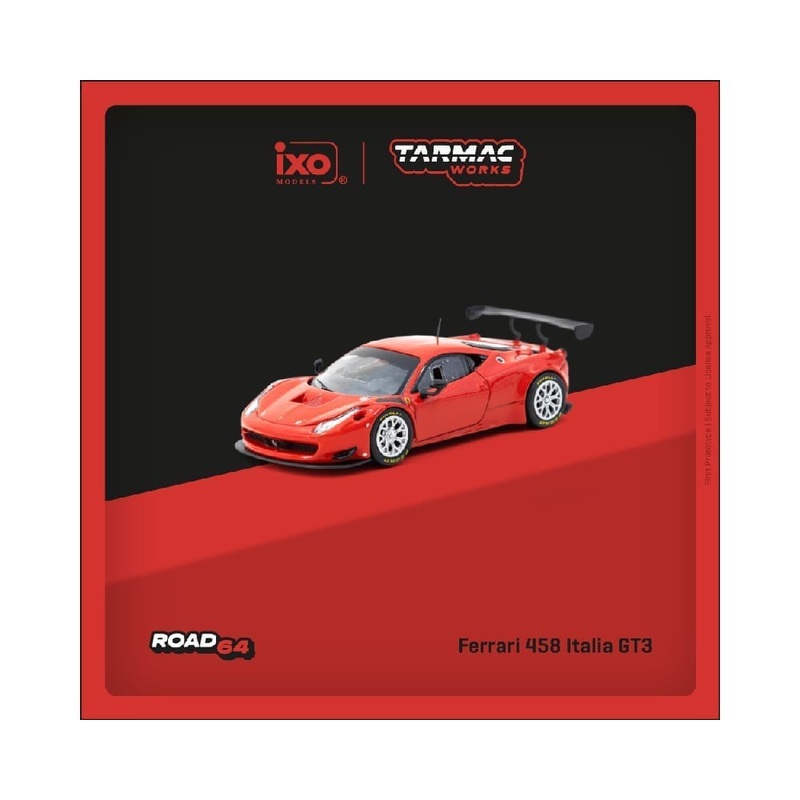 Tarmac Works 1:64 Ferrari 458 Italia GT3  Red  Road64