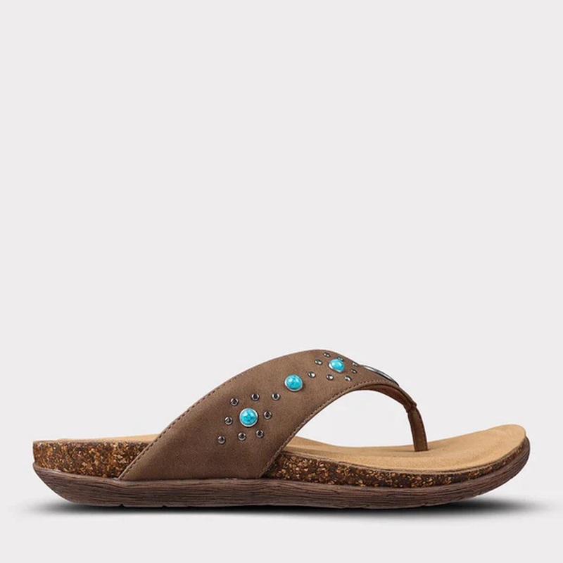 Women’s Jovie Thong Sandal MW2508 Denim 5 Medium