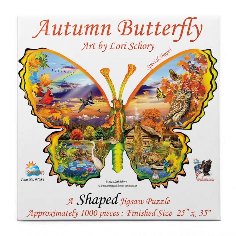Autumn Butterfly Shaped Puzzle 95084