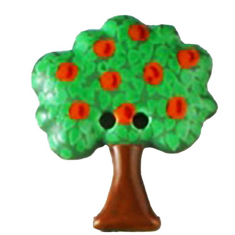 Apple Tree Button DB-1583