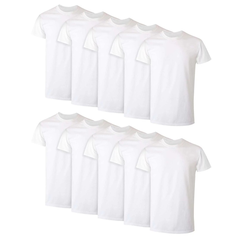 Men’s Crewneck Undershirts 10-Pack 2135Z0 Small