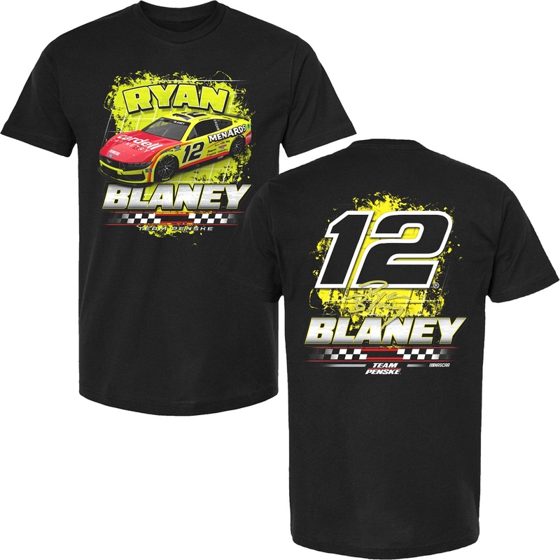 Ryan Blaney 2025 Menards 2-Spot T-Shirt Black – Exclusive M
