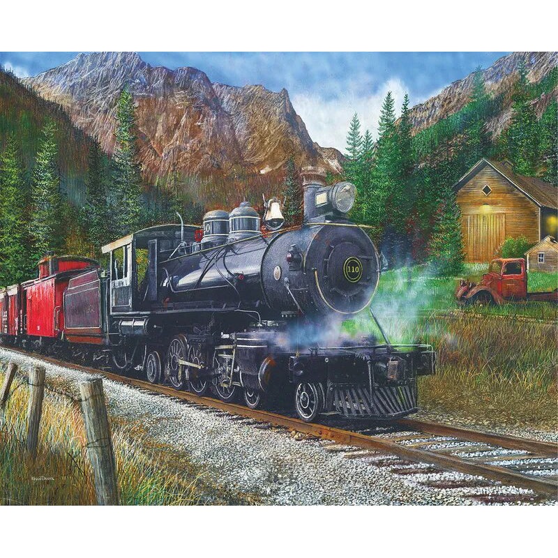 Timber Pass Train Puzzle 33-10906 1000-piece