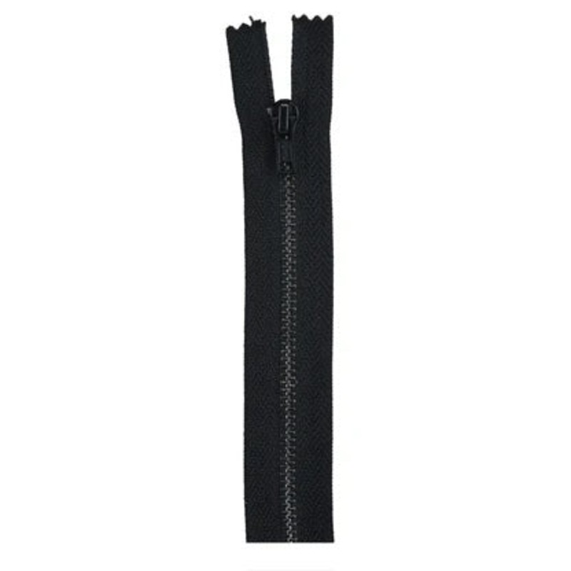 All-Purpose Metal Zippers F21 Black 7-Inch