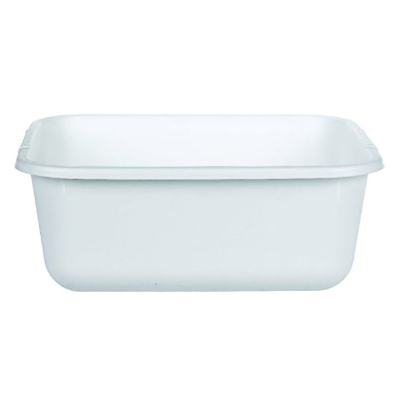 White Plastic 11.4-Quart Dishpan FG2951ARWHT