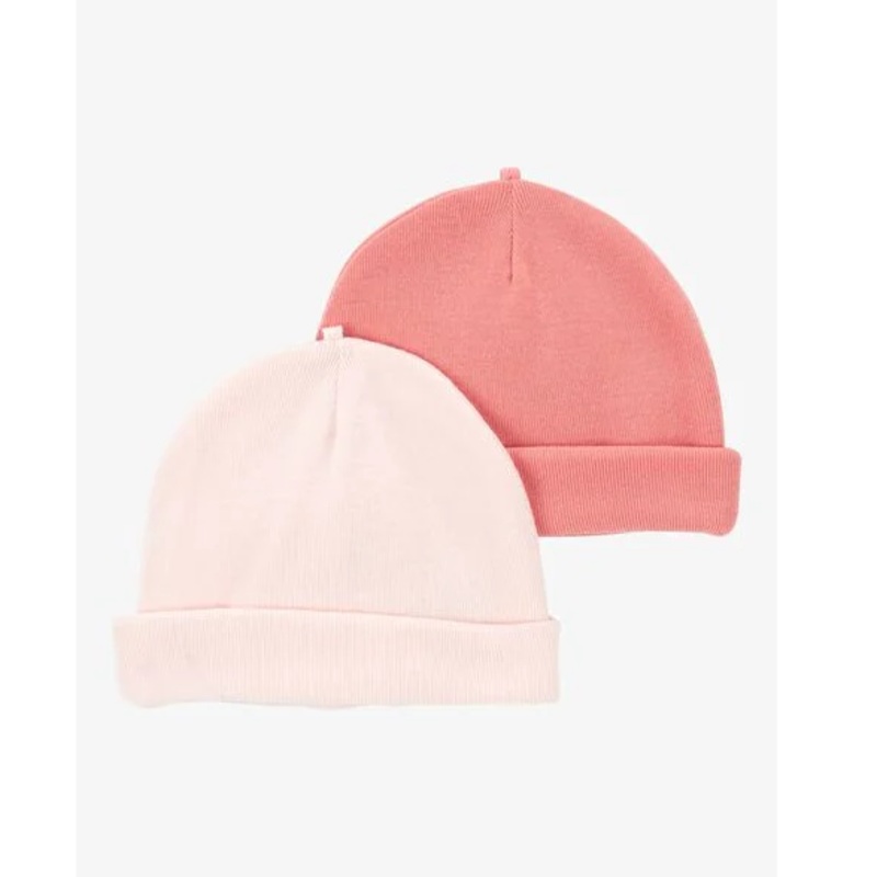 Baby Girls’ 2-Pack Pink Hats 1P600710-650