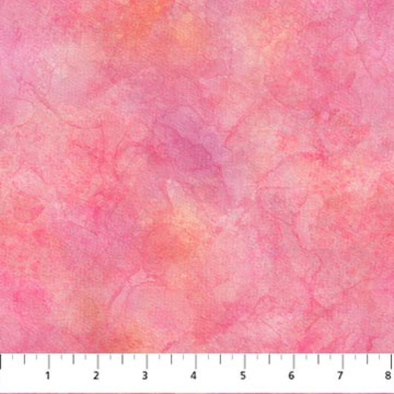 Sweet Surrender Collection Watercolor Texture Cotton Fabric 26953 Pink