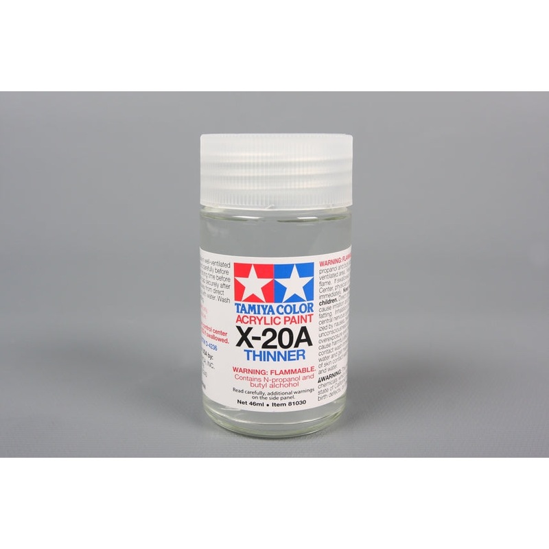 Tamiya Acrylic/Poly Thinner X20A 46ml Bottle