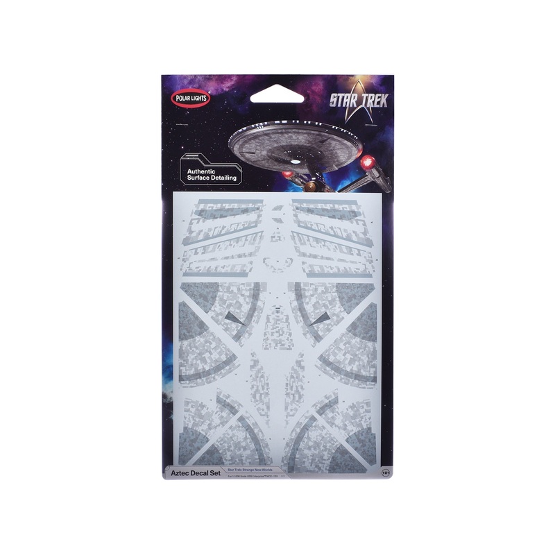 USS Enterprise NCC-1701 Aztec Decal Set “Star Trek: Strange New Worlds” (2022-Current) TV Series 1/1000 Scale by Polar Lights
