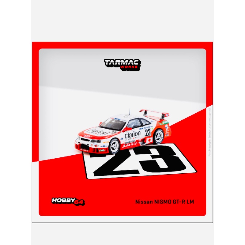 Tarmac Works Hobby 64 Factory Sealed Nissan NISMO GT-R LM 24h of Le Mans 1995 Presentation #2