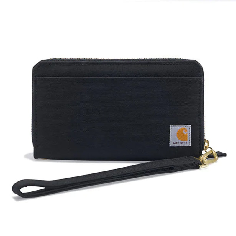 Women’s Nylon Duck Lay-Flat Clutch B0000246 Black