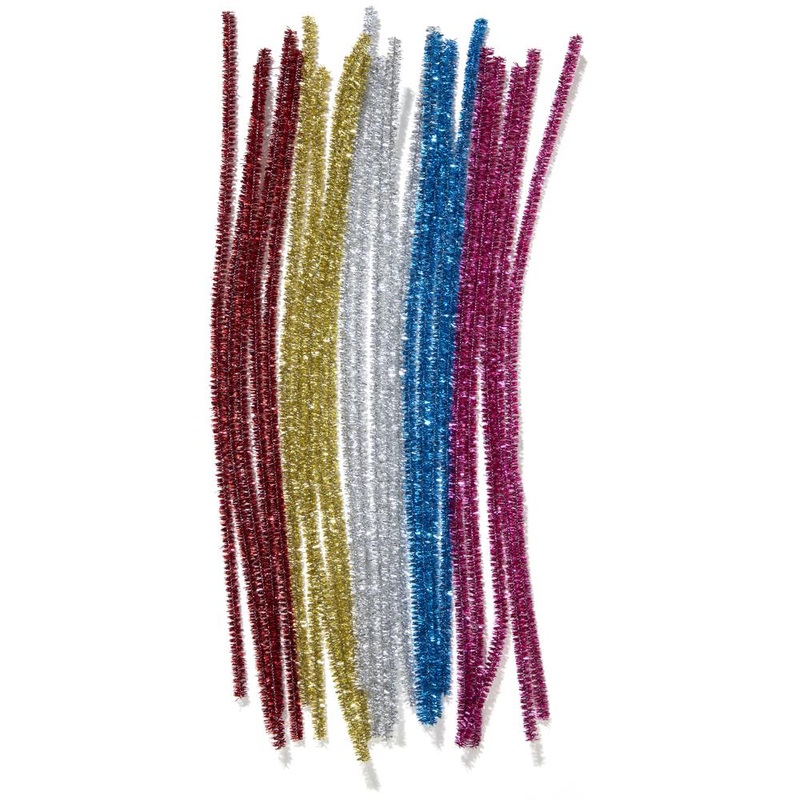 Tinsel Stems 6mm 25-pack TNSLSTM Multi Colors