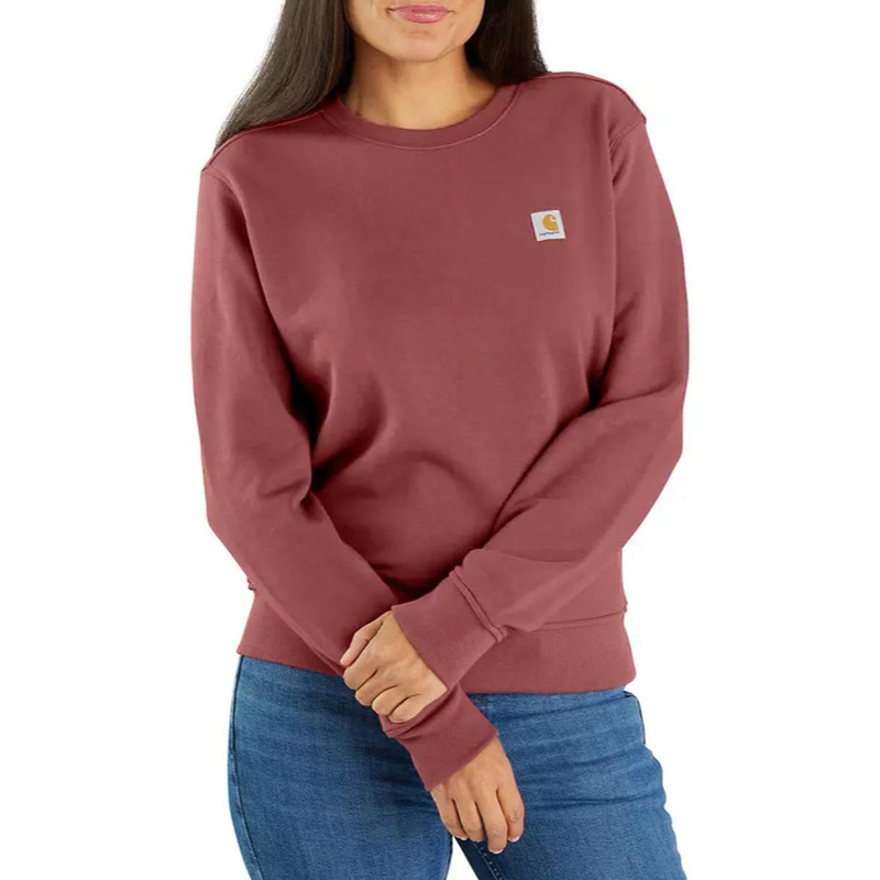 Women’s French Terry Crewneck Sweatshirt 106179 Light Faded Navy Heather Small