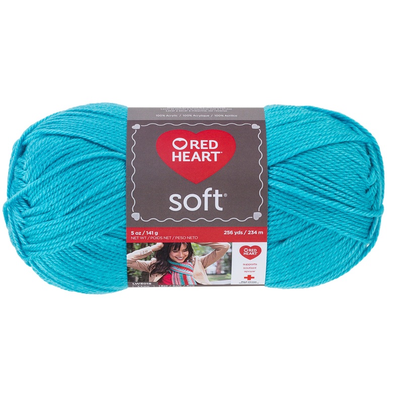 Soft Yarn Solids E728 5 oz Turquoise