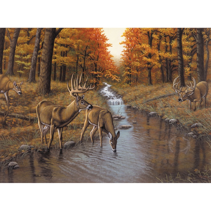 Adult Paint By Numbers Deer Creek PAL24