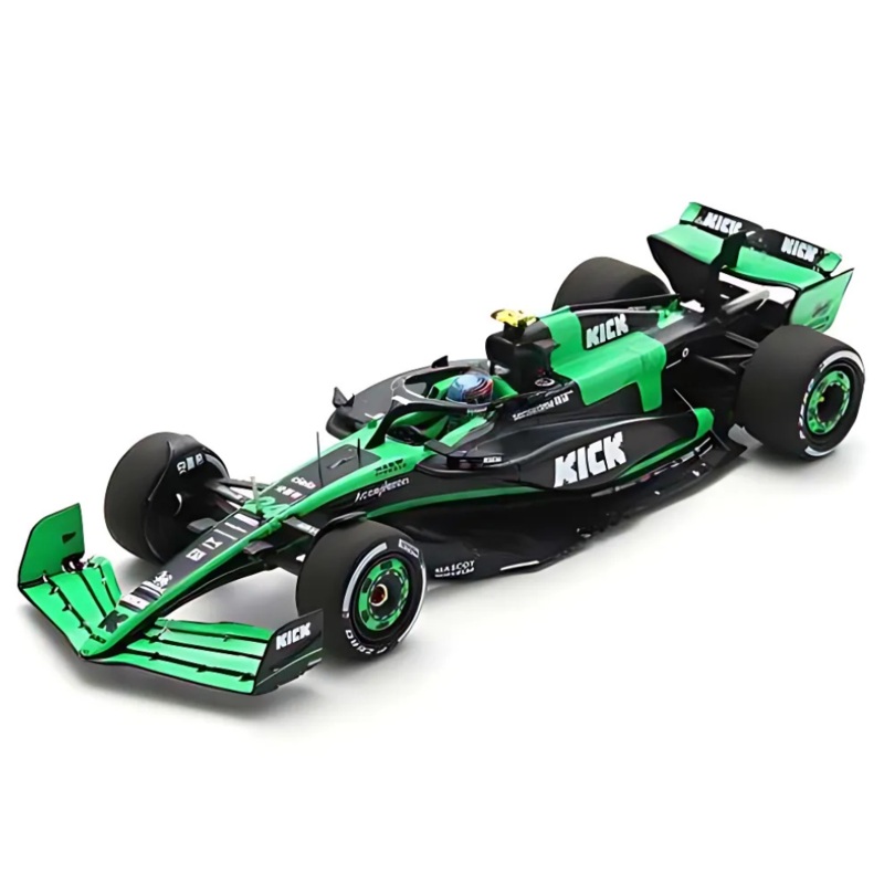 Spark Models F1 Stake Kick Sauber F1 Team C44 No.24 8th Qatar GP 2024 – Zhou Guanyu “First Points of 2024” 1/43 Scale Model