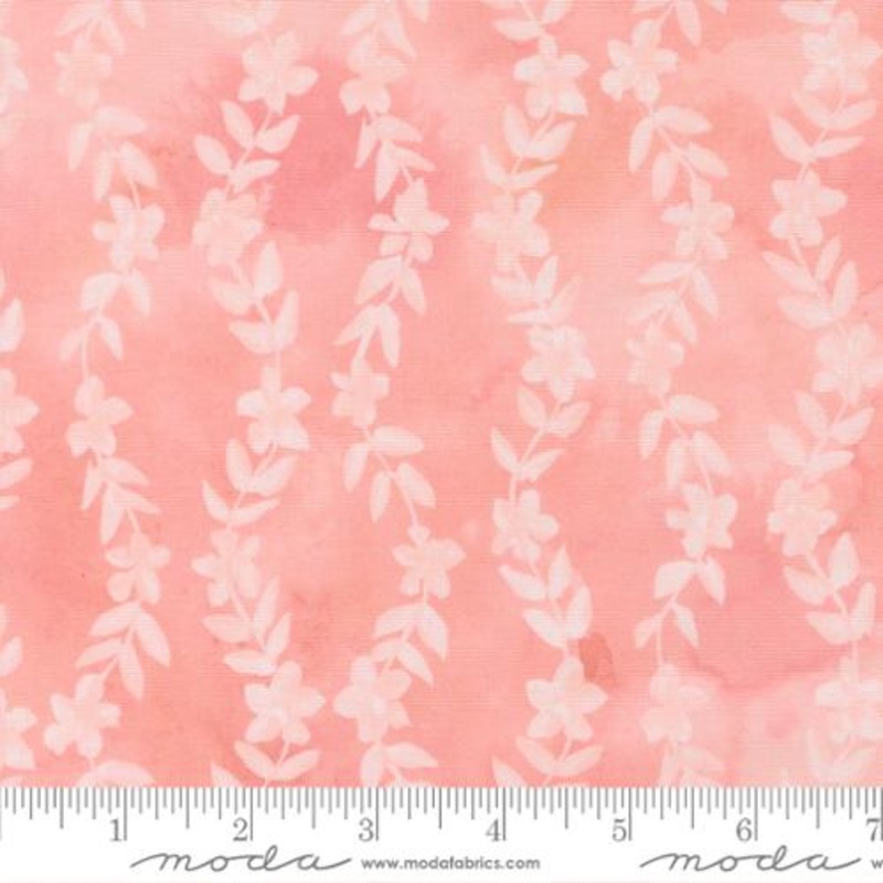 Sweet Cecily Collection Floral Vine Cotton Fabric 24646 Pink