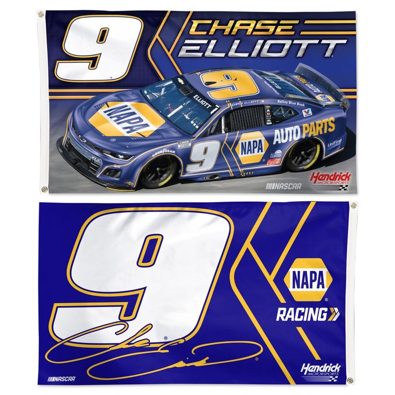 Chase Elliott 2025 NAPA Two-Sided NASCAR 3×5 Flag