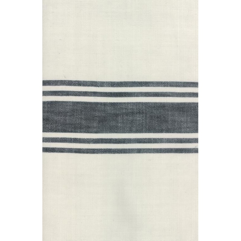 100% Cotton Toweling for Dish Towels 920 Stripe Black