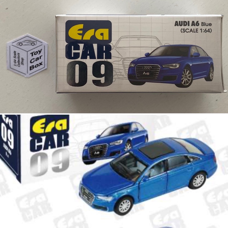 ERA CAR #09 – Audi A6 (1:64 Scale – Blue – Boxed) J92g