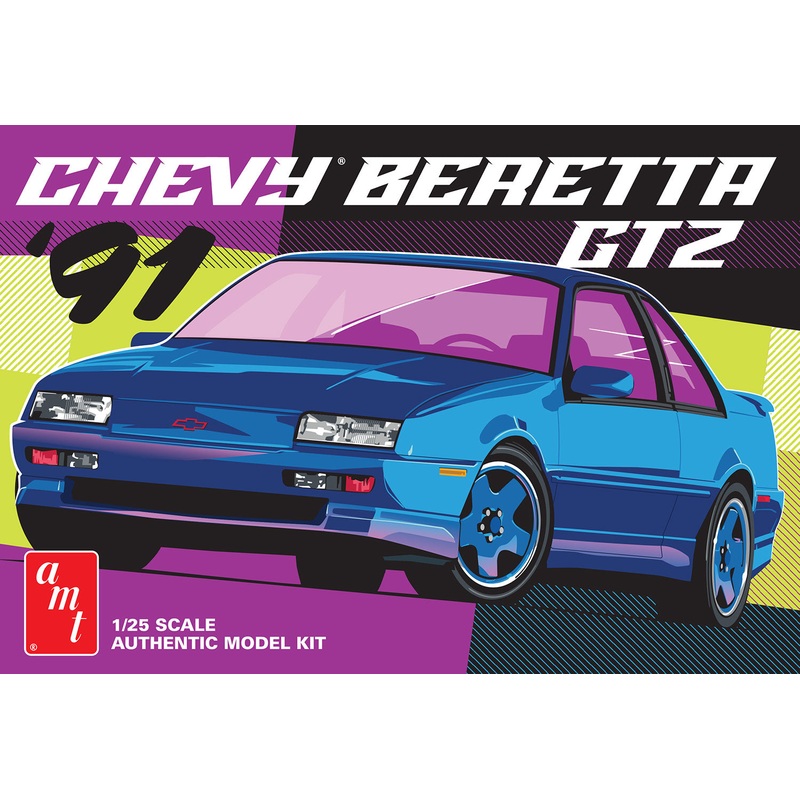 “PRE-ORDER” AMT 1991 Chevy Beretta GTZ 1:25 Scale Model Kit (DUE LATE OCTOBER 2025)