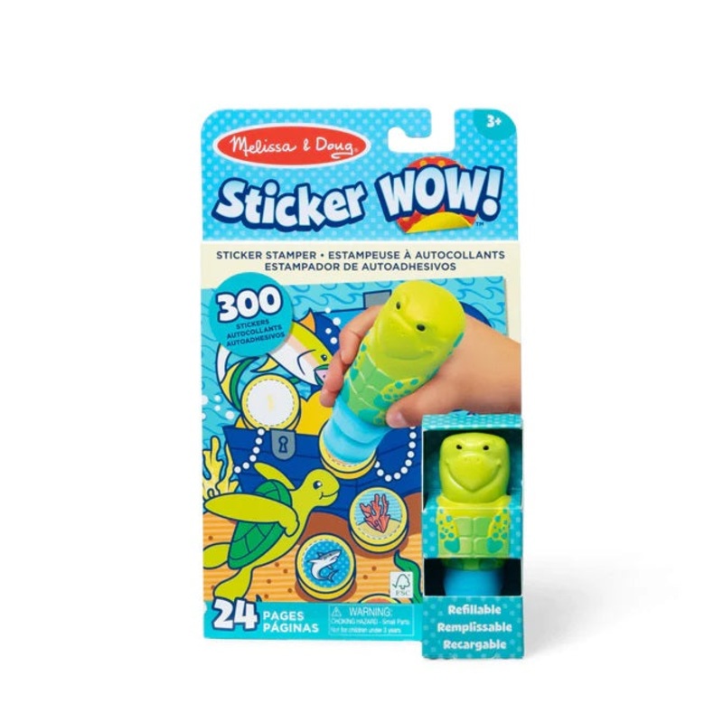 Sticker WOW Sea Turtle Activity Pad & Sticker Stamper 50691