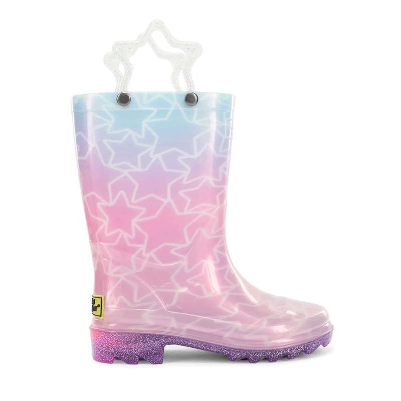 Girls’ Glitter Stars Lighted Rain Boot 24128251 Children’s 10