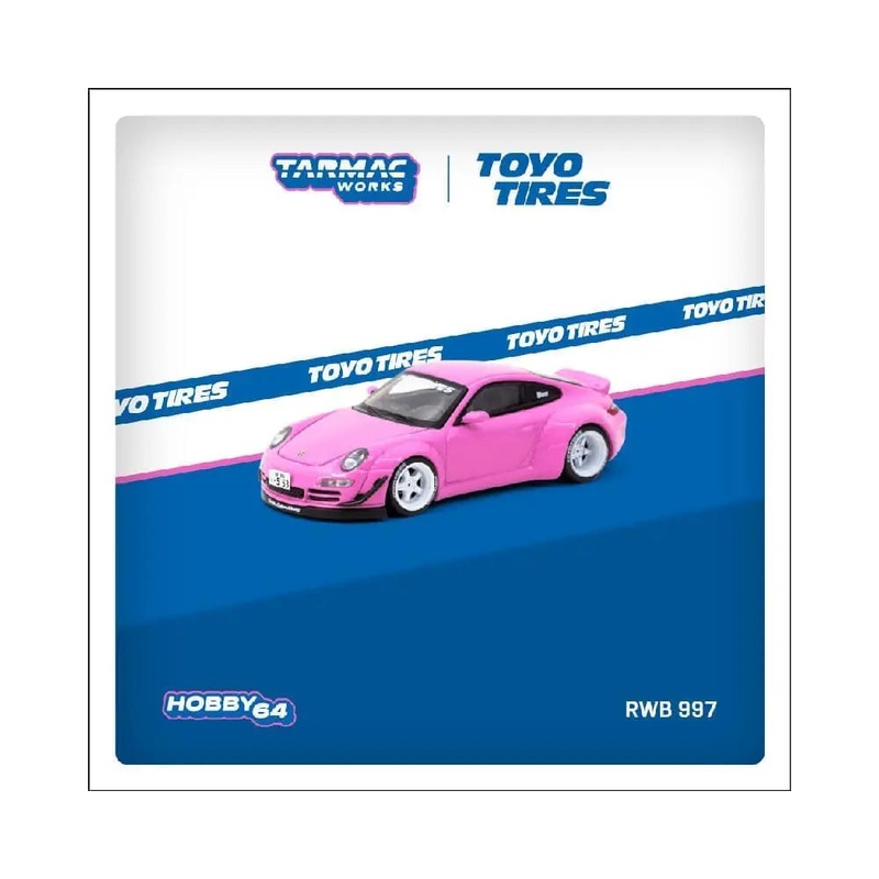 Tarmac Works 1:64 RWB 997 Toyo Tires  Pink  Hobby64