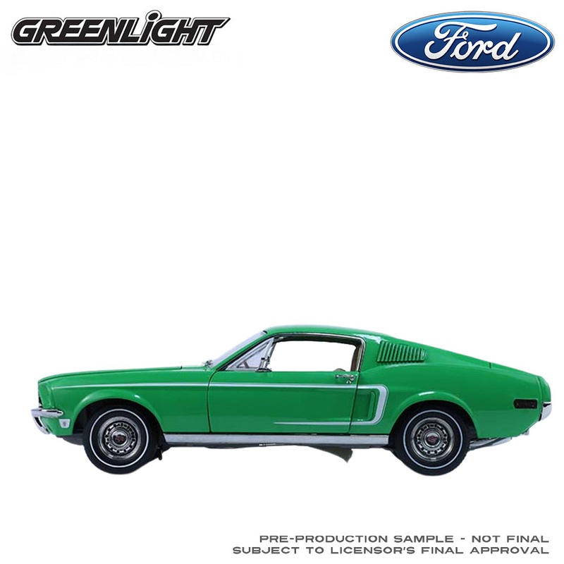 Greenlight 1:18 1968 Ford Mustang Fastback West Coast Special Preorder – October