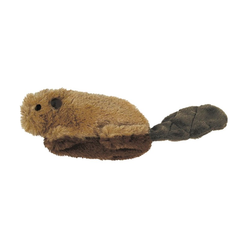 Refillable Catnip Beaver Toy for Cats NB44