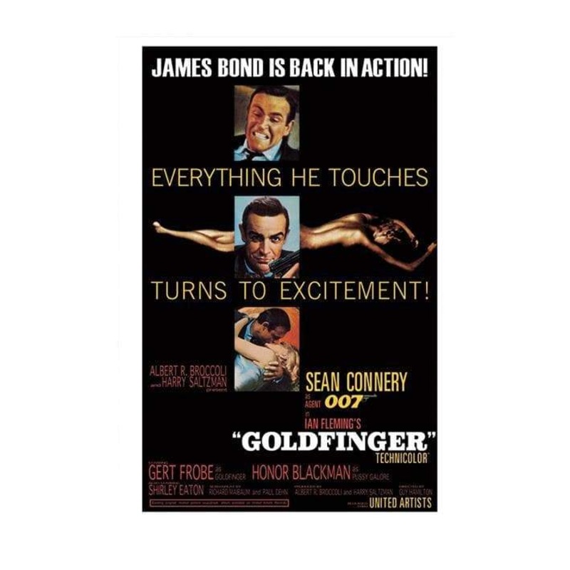 Goldfinger Postcard