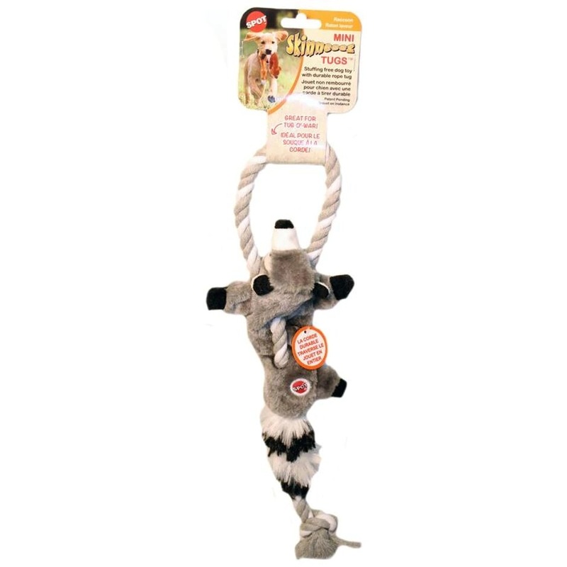 Skinneeez Racoon Tug Pet Toy 54176 Mini | 14 Inches